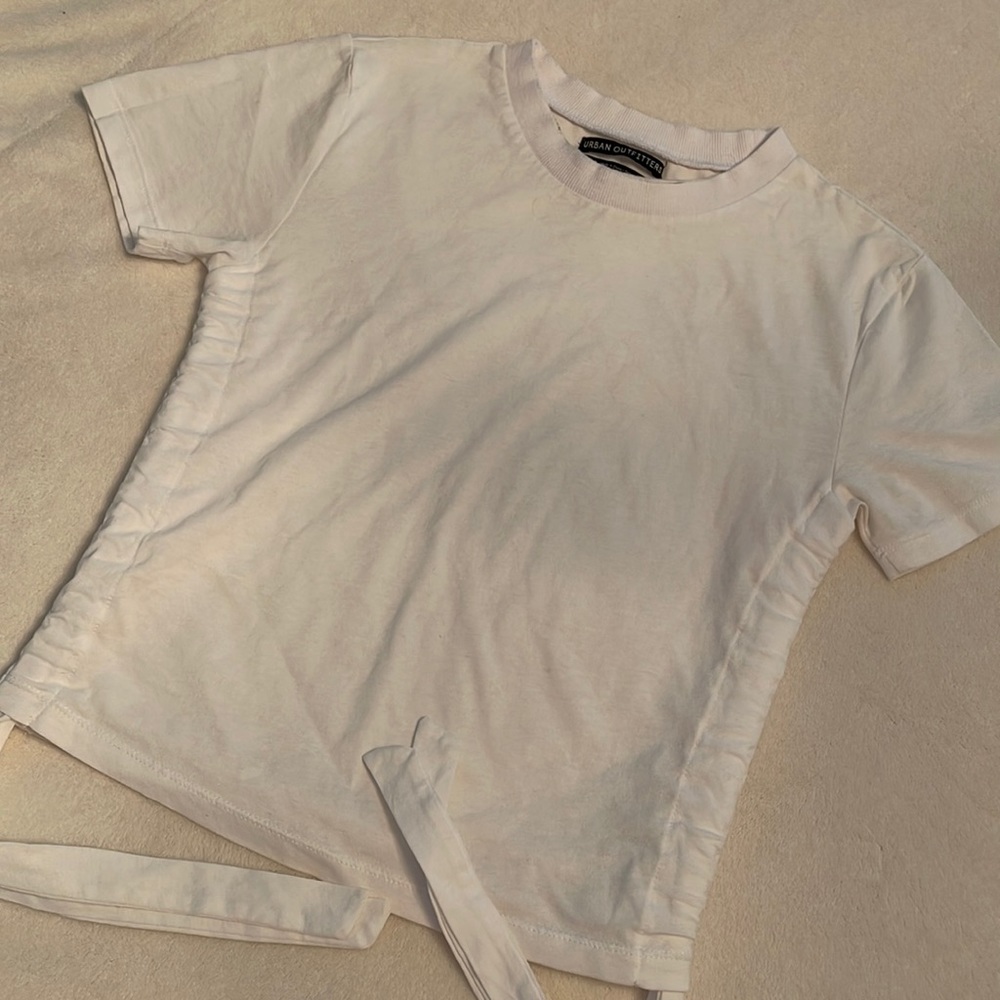 Urban Outfitters soft cotton knit T shirt with adjustable sides size M